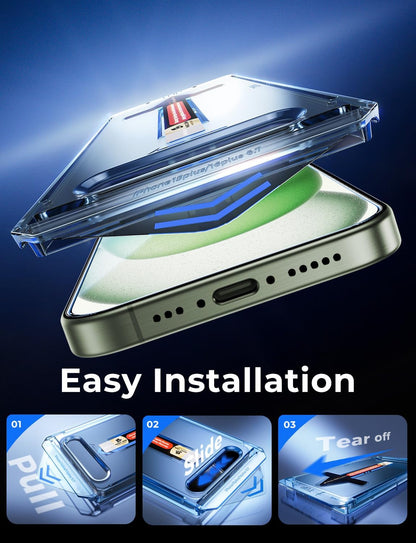 MAGIC_JOHN_2_Pack_for_iPhone_15_Plus_6.7_inch_Tempered_Glass_Screen_Protector,_Auto_Dust-Elimination_Installation,_Bubble_Free,_Dynamic_Island_Compatible,_HD_Clear,_Easy_Installation