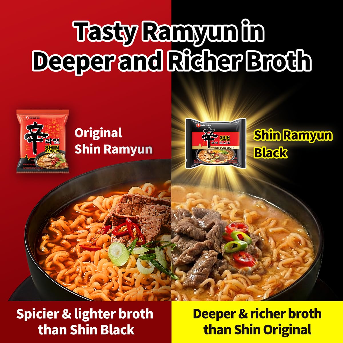 Nongshim_Shin_Ramyun_Black_Noodles,_Spicy_Korean_Signature_Instant_Ramyun,_Rich_Beef_Bone_Broth,_Pantry_Essential_Korean_Noodles,_Quick_and_Easy,_4.58_oz_(Pack_of_16)