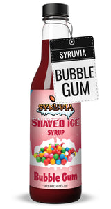 Syruvia Snow Cone Syrup 12.7oz - Syrup For Shaved Ice, Snow Cones, Slushies, Italian Soda, Popsicles. Kosher, Dairy-Free.