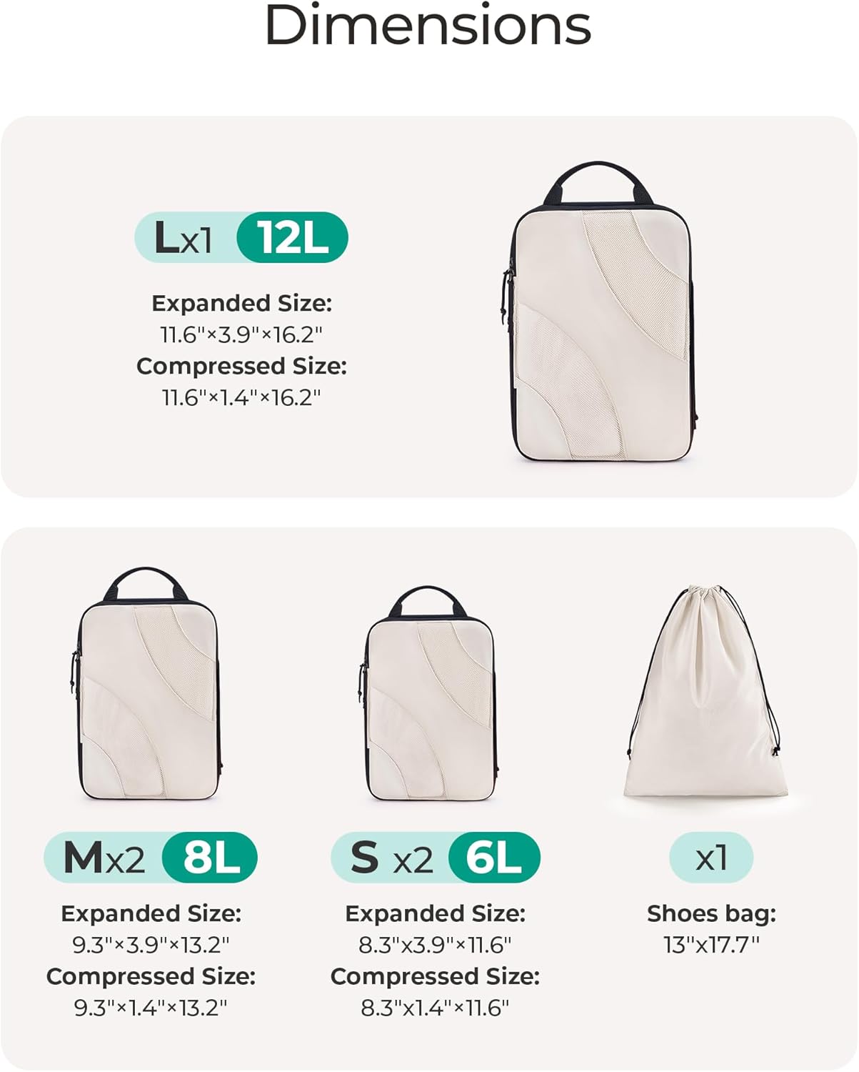 BAGSMART_Compression_Packing_Cubes,_6_Set/4_Set/2_Set_Travel_Packing_Cubes_for_Carry_on_Suitcases,_Compression_Suitcase_Organizers_Bag_Set_&_Travel_Cubes_for_Luggage,_Lightweight_Packing_Organizers