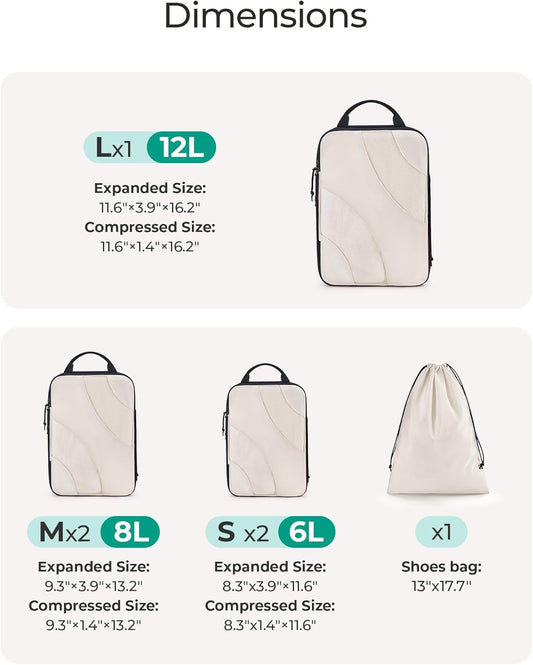 BAGSMART_Compression_Packing_Cubes,_6_Set/4_Set/2_Set_Travel_Packing_Cubes_for_Carry_on_Suitcases,_Compression_Suitcase_Organizers_Bag_Set_&_Travel_Cubes_for_Luggage,_Lightweight_Packing_Organizers