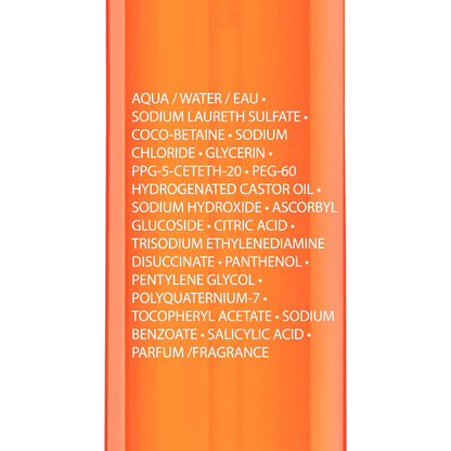 La_Roche-Posay_Vitamin_C_Brightening_Face_Wash,_Gentle_Foaming_Facial_Cleanser_with_Vitamin_Cg_and_Vitamin_B3_to_Brighten_and_Even_Skin_Tone,_Vitamin_C_Face_Wash_that_Cleanses_Dirt_&_Makeup,_200ml