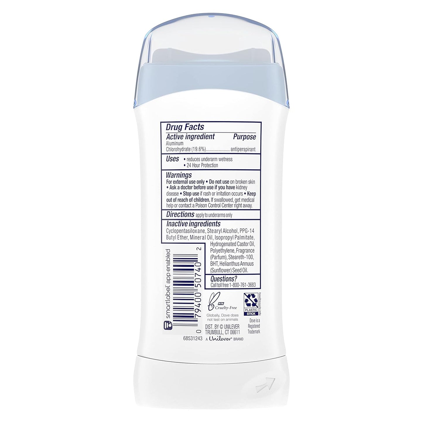 Dove_Invisible_Solid_Antiperspirant_Deodorant_Stick_for_Women,_6_Count,_Sensitive,_for_All_Day_Underarm_Sweat_&_Odor_Protection_2.6_oz