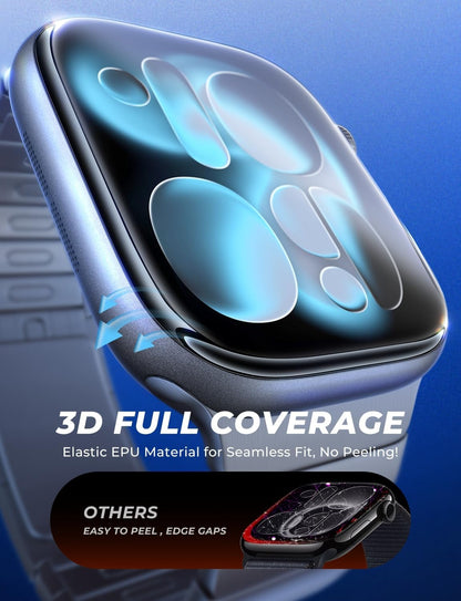 MAGIC_JOHN_2_Pack_for_Apple_Watch_Series_11(2025)_Series_10_46MM_Screen_Protector,_[Automatic_Align_Tech]_Self-Healing_Flexible_EPU_Film,_HD_Transparent,_Anti_Scratch,_Bubble_Free