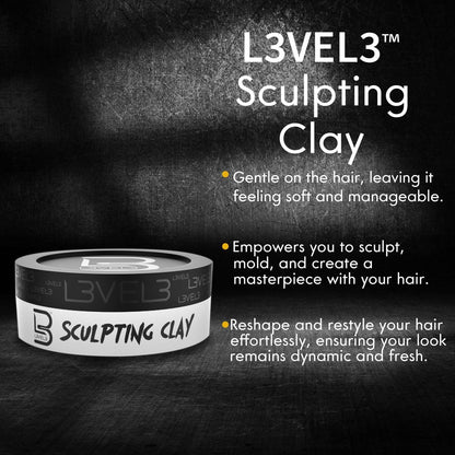 L3_-_Level_3_Hair_Sculpting_Clay_-_Premium_Grade_Hair_Clay_for_the_Perfect_Look_-_Long_Lasting_Hair_Styling_Product_for_Men