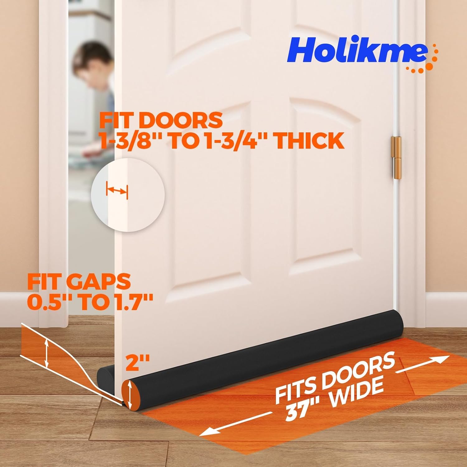Holikme_Door_Draft_Stopper_Weather_Stripping_Draft_Stopper_for_Bottom_of_Door_Window_Breeze_Blocker_Adjustable_Door_Sweeps,_Black