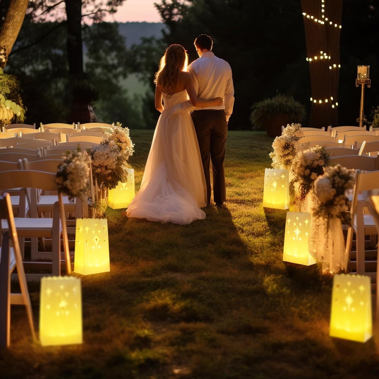 Homemory_Luminary_Bags_with_Flameless_LED_Tealights,_24_Bags,_Warm_White_Lights,_Electric_Tea_Candles_for_Wedding,_Party,_Christmas,_150+_Hours