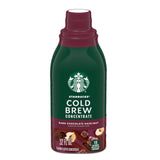 Starbucks Cold Brew Coffee Concentrate, Caramel Dolce, 100% Arabica, Multi-Serve Bottle (32 Fl Oz)