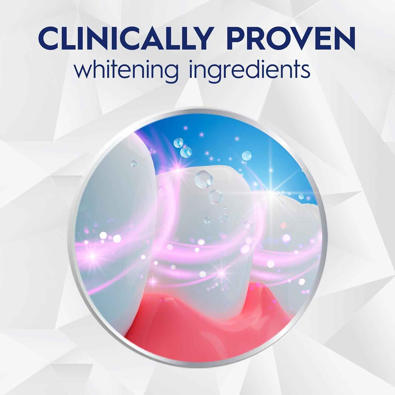 Crest 3D White Teeth Whitening Toothpaste for Adults, 4.6oz, Stain Remover, Cavity Protection Fluoride Toothpaste, Strengthens Enamel, Faster Whitening, Brightens Teeth, Travel Size