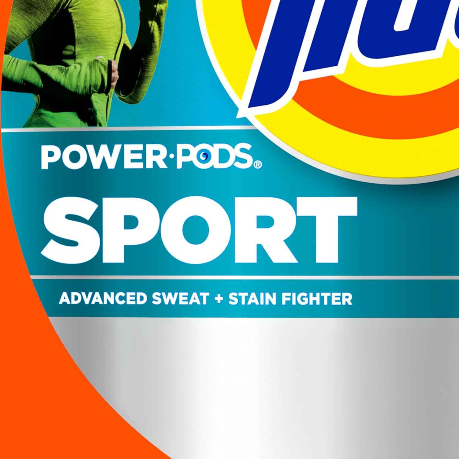 Tide Power Pods Sport Laundry Detergent Pacs, Advanced Sweat + Stain Fighter