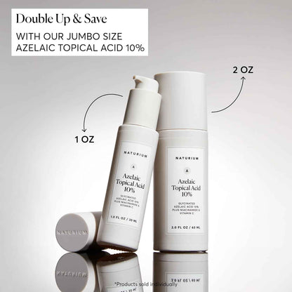 Naturium Azelaic Topical Acid 10%, Face & Skin Care Beauty Treatment with Niacinamide & Vitamin C