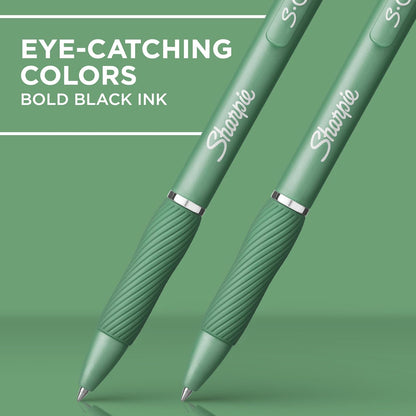 Sharpie_S-Gel_Gel_Pens,_Green_Barrel,_Black_Ink,_Medium_Point_(0.7mm),_4_Count_-_For_Home,_Office,_College,_Journaling,_Drawing,_Note-Taking,_Writing