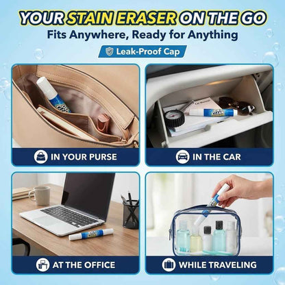 OxiClean On The Go Stain Remover Pen, 0.74 Fl Oz – Instant Travel Stain Cleaner for Clothes, Food, Wine, Coffee, Makeup, Portable & Easy Use
