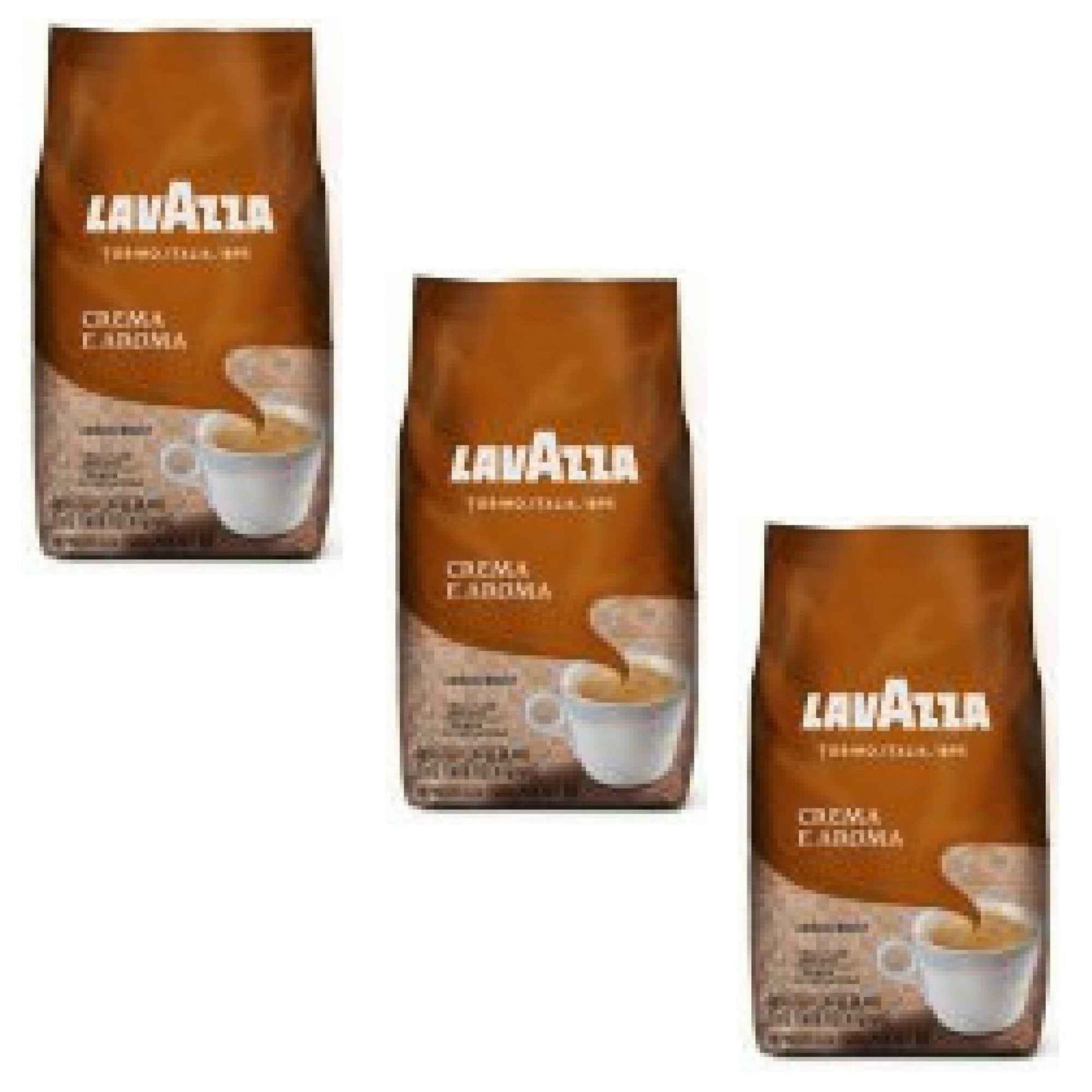 Lavazza Whole Bean Coffee Blend, Balanced medium roast with an intense, earthy flavor and long lasting crema, Non-GMO