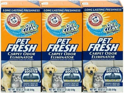 Arm & Hammer Pet Fresh Carpet Odor Eliminator Plus Oxi Clean Dirt Fighters, 48.9 Ounce
