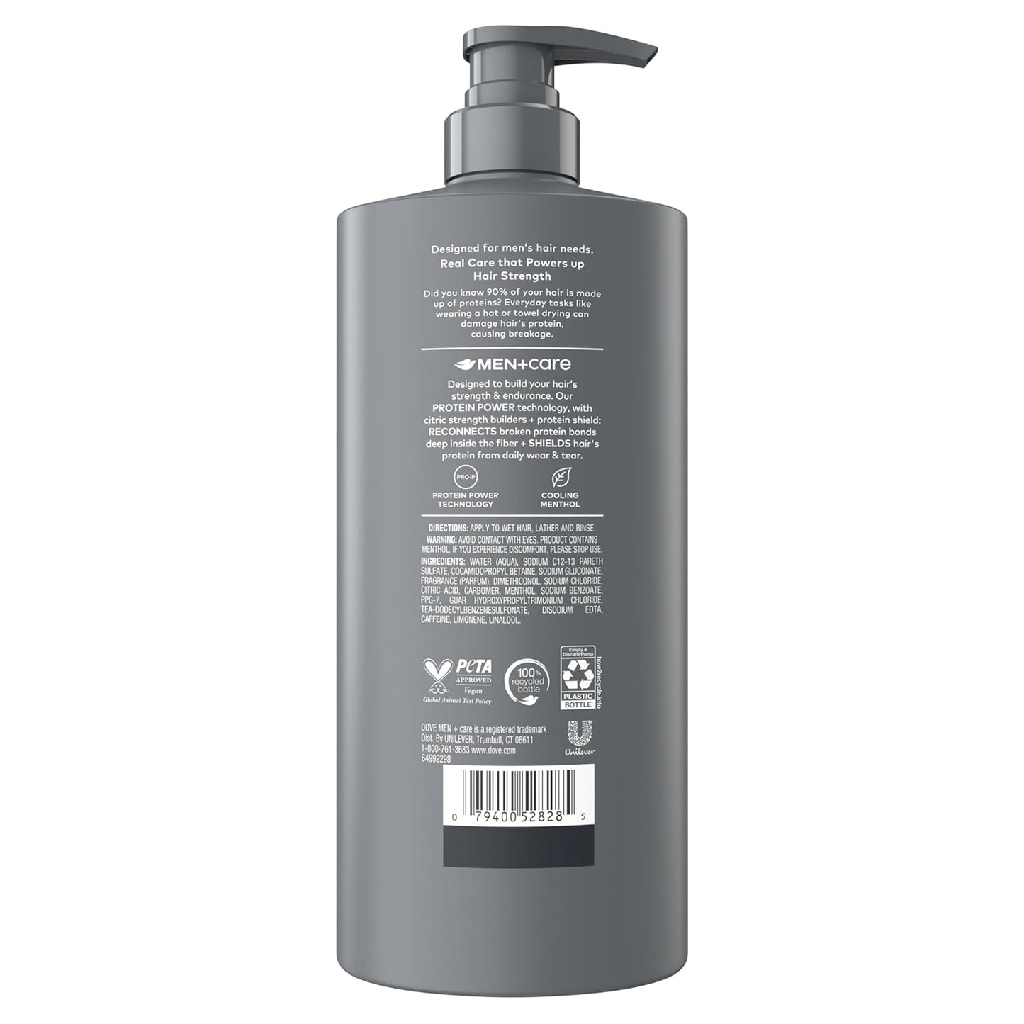 DOVE_MEN_+_CARE_Shampoo_1_count_Fresh_+_Clean_for_Hair_Refreshing_&_Strengthening,_with_Menthol,_28_fl_oz