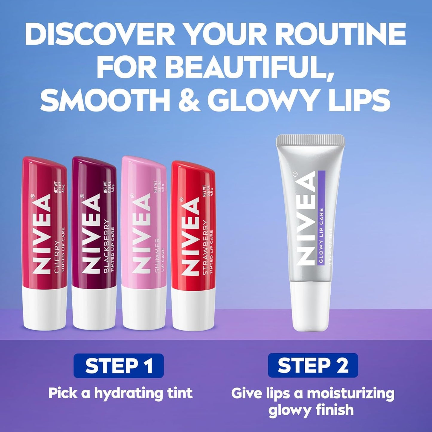 NIVEA_Glowy_Lips,_Vegan_Lip_Balm_with_Hyaluronic_Acid,_Vitamin_E,_and_Magnolia_Extract,_Moisturizing_Lip_Balm_Instantly_Boosts_Natural_Lip_Glow,_0.35_Fl_Oz_Tube