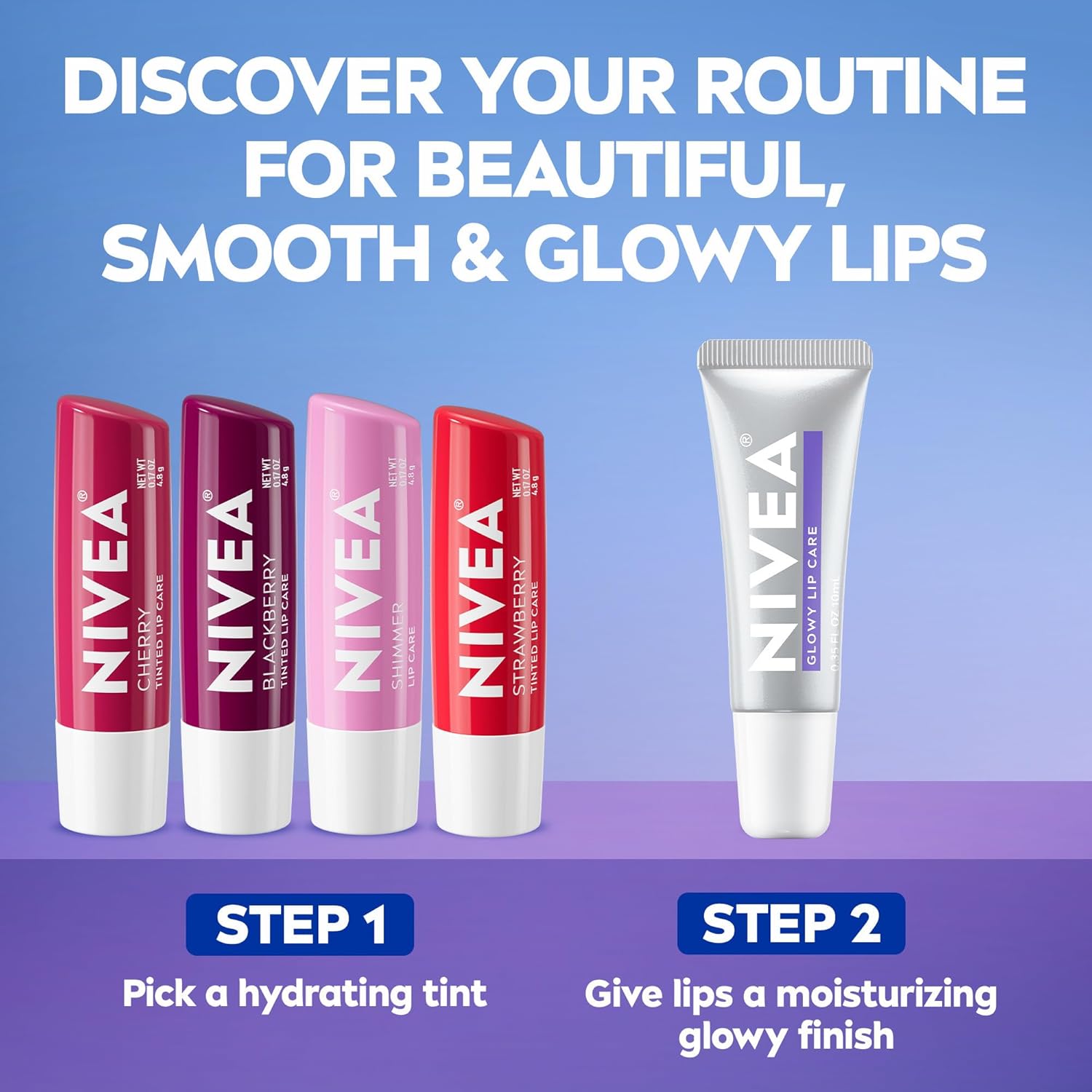 NIVEA_Glowy_Lips,_Vegan_Lip_Balm_with_Hyaluronic_Acid,_Vitamin_E,_and_Magnolia_Extract,_Moisturizing_Lip_Balm_Instantly_Boosts_Natural_Lip_Glow,_0.35_Fl_Oz_Tube