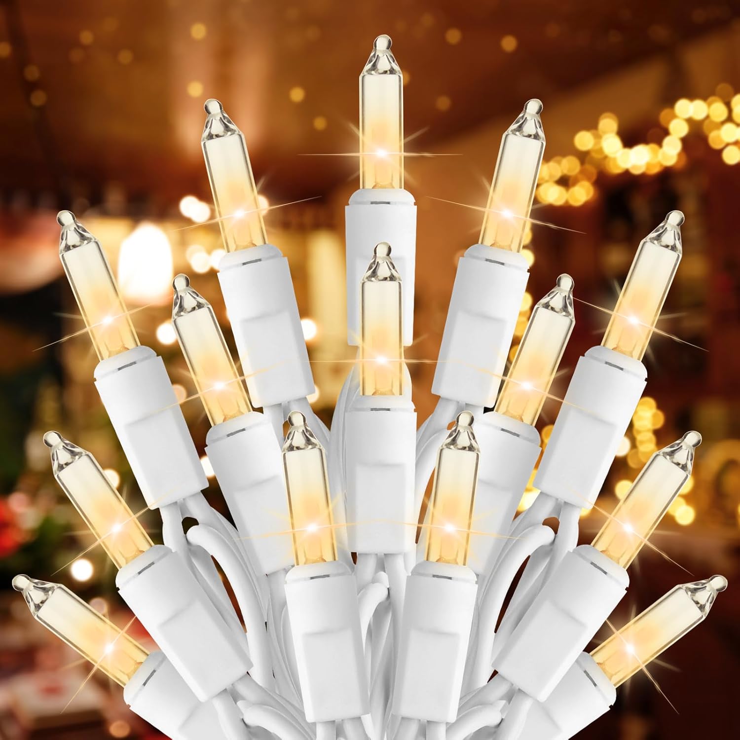 Brightown_Christmas_Lights,_100-Count_25ft_Clear_Incandescent_Bulb_Mini_String_Lights_for_Indoor_Holiday_Decor,_Christmas_Tree_Garland_Wedding_Party_Multi-Use_Decoration,_White_Wire