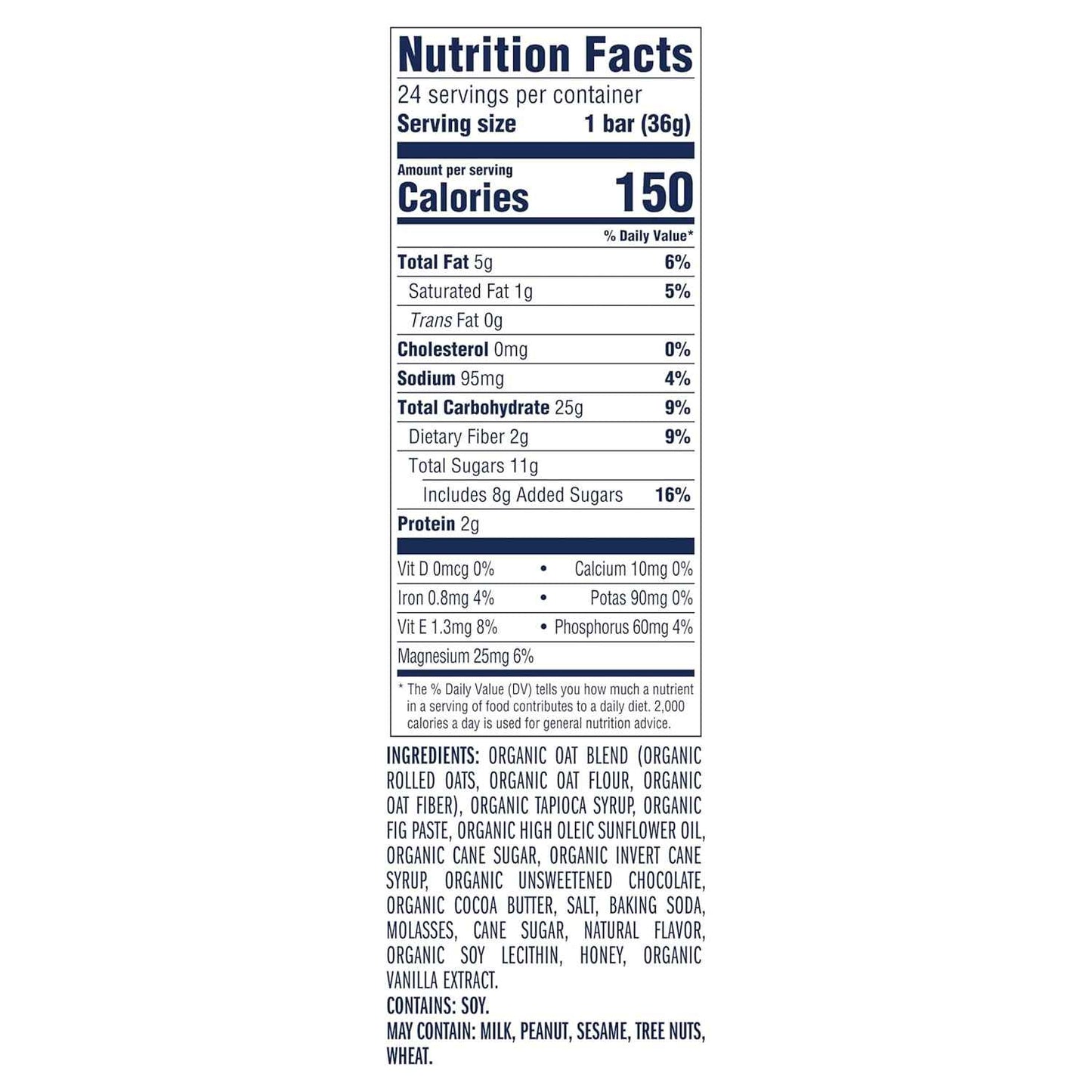 Zbar - Chocolate Chip - Soft-Baked Energy Snack Bars - Non-GMO - 12g Whole Grains - USDA Organic Granola Bars (24 Pack)