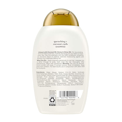 OGX_Quenching_+_Coconut,_Curl-Defining_Shampoo,_Hydrating_&_Nourishing_Curly_Hair_Shampoo_with_Coconut_Oil,_Citrus_Oil_&_Honey,_Paraben,_Sulfate-Free_Surfactants,_13_floz