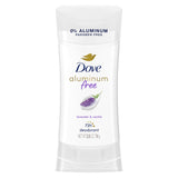 Dove Aluminum Free Deodorant for Women 72 hour odor protection 2.6 oz