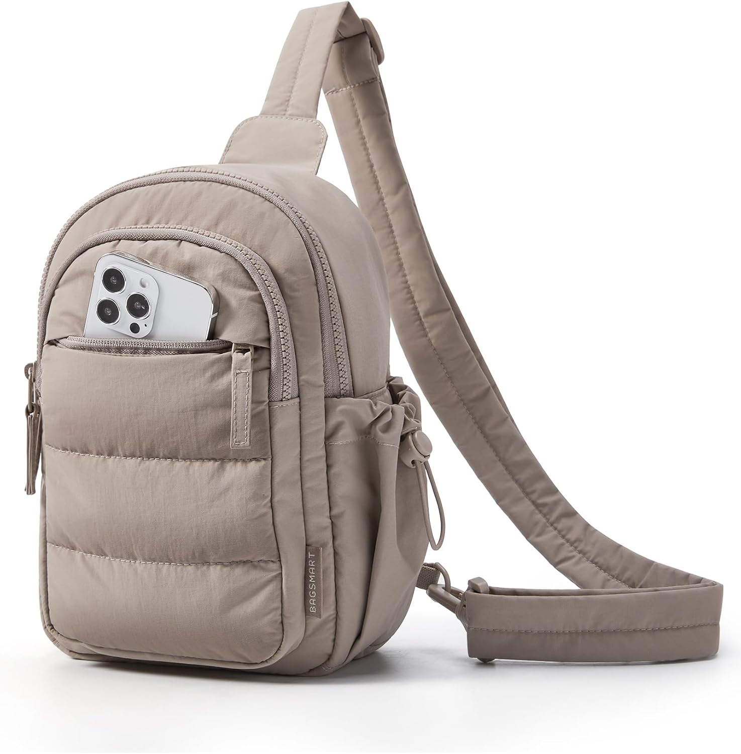 BAGSMART_Small_Sling_Bag_for_Women,_Puffer_Crossbody_Bag_Purses_Hobo_Handbag_Fanny_Packs_for_Travel_Hiking