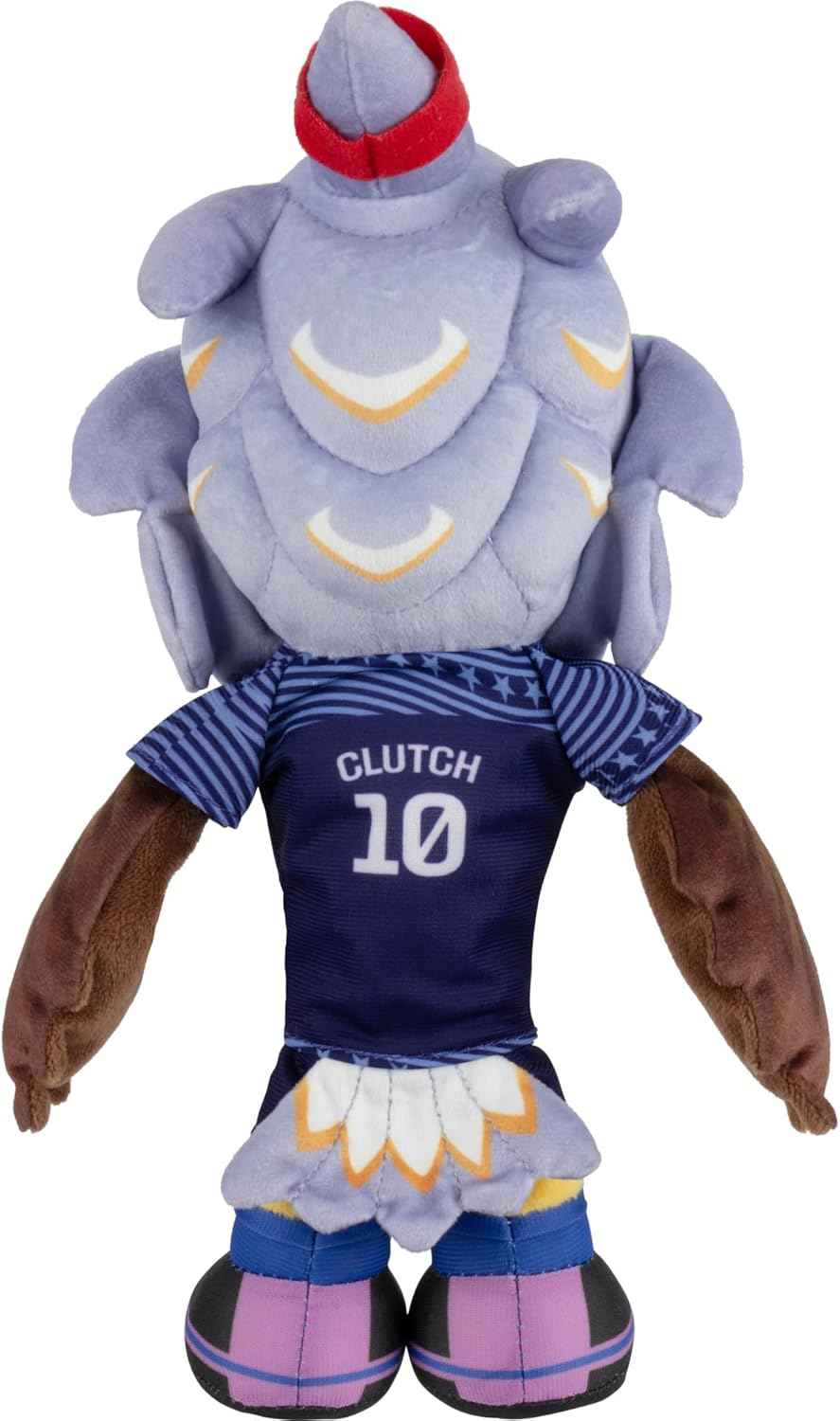 Jazwares FIFA® World Cup 2026 USA 8-Inch Plush - Official Clutch™ Bald Eagle Mascot with Blue Uniform, Soft Collectible Toy for Fans - Ages 3+