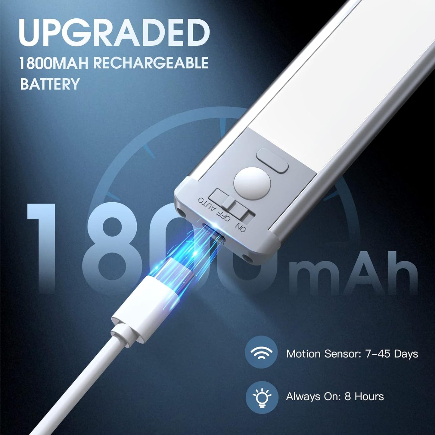 10inch_Under_Cabinet_Lighting,_2_Pack_Rechargeable_Motion_Sensor_Light_Indoor,_5_Levels_Dimmable_Magnetic_Closet_Lights,_Wireless_Under_Counter_Lights_for_Kitchen,_Stairs