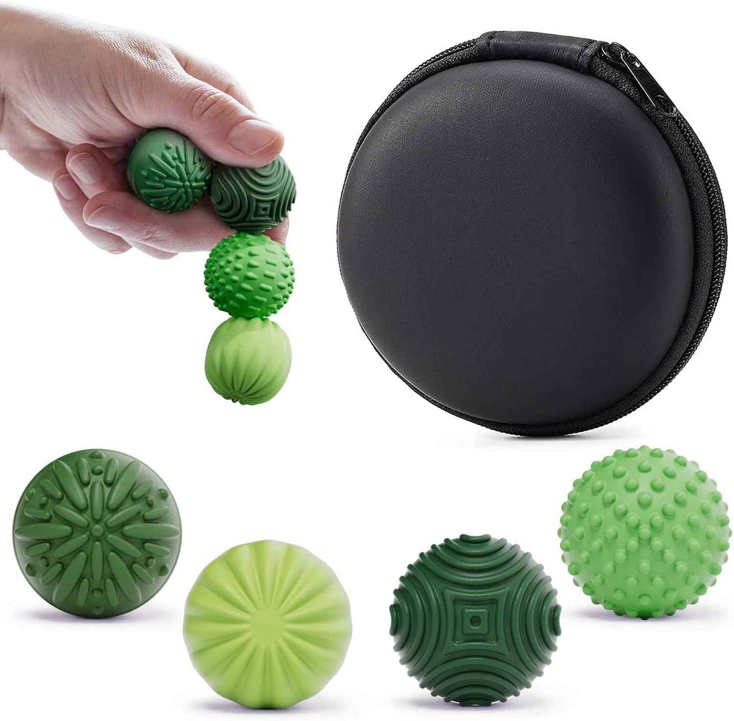 Silicone Magnetic Balls Fidget Toys for Adults & Teens, Stress Relief Sensory Toys for Autism ADHD Anxiety,Fun Textures Gadgets,Office Desk Toy,Stocking Stuffers for Women Men Teen Gift