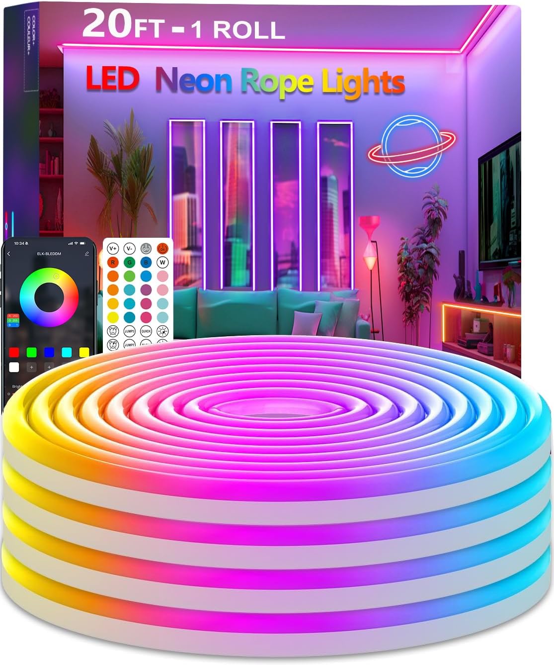Neon_Rope_Lights_6FT/20FT/60FT/65.6FT/80FT_–_32.8FT_RGB_Flexible_LED_Strip,_App_&_Remote_Control,_Multi-Mode,_IP67_Waterproof,_Music_Sync_–_Perfect_for_Bedroom_&_Outdoor_Decor