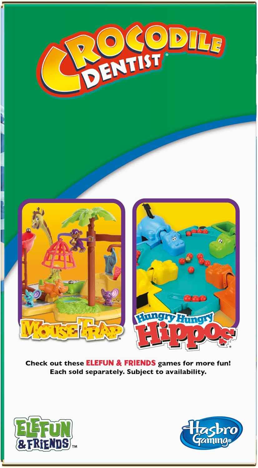 Hasbro Gaming Crocodile Dentist Kids Board Game, Ages 4 And Up