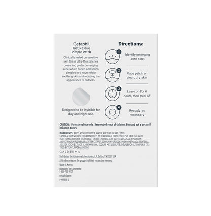 Cetaphil_Acne_Patches,_Pimple_Patches_for_Sensitive_Skin,_Formulated_with_Salicylic_Acid,_CICA,_and_Heartleaf_Extract_for_Emerging_Pimples,_Visible_Results_in_6_Hours,_24_Count