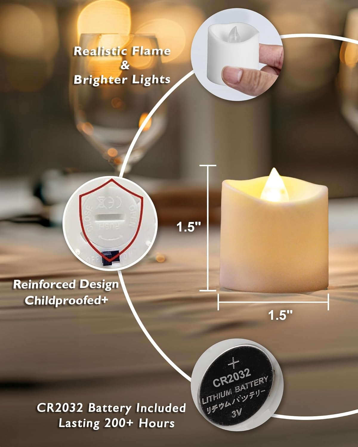 Homemory_24/50_Pack_Flameless_LED_Votive_Candles,_200+Hour_Lasting_Electric_Fake_Candles,_Battery_Operated_Tealights_in_Warm_White_for_Wedding,_Proposal_Anniversary,_Romantic_Decor(Batteries_Included)