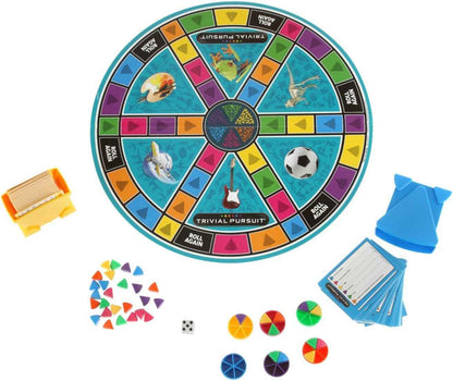 Hasbro Gaming Trivial Pursuit Game: Family Edition Board Game, Family Trivia Games for Adults and Kids, 2+ Players, Ages 8+ (Amazon Exclusive)