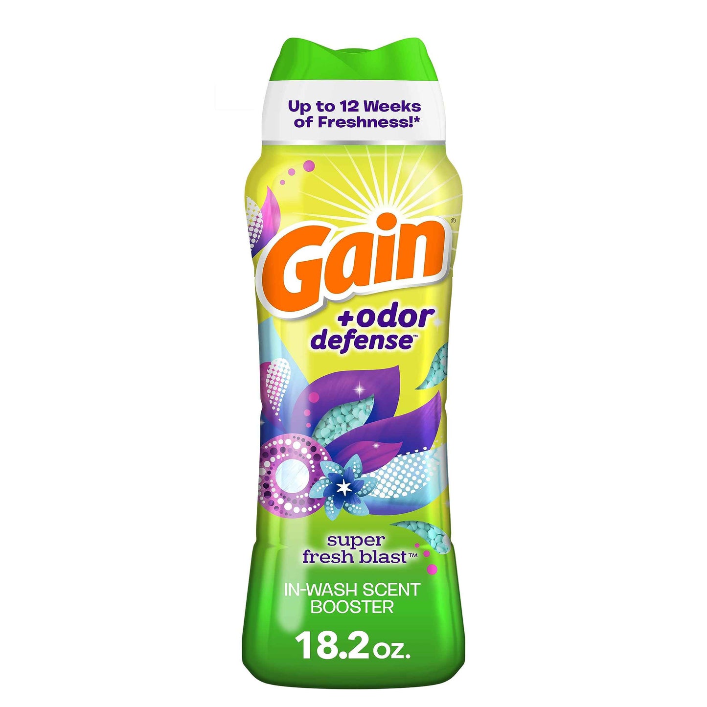 Gain Odor Defense In-wash Scent Booster, Super Fresh Blast scent, 2 in 1 Freshness plus Odor Protection, laundry scent beads