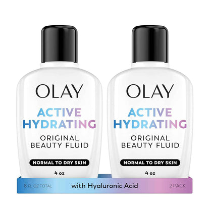 Olay Face Moisturizer, Active Hydrating Beauty Fluid Lotion, Original Facial Moisturizer