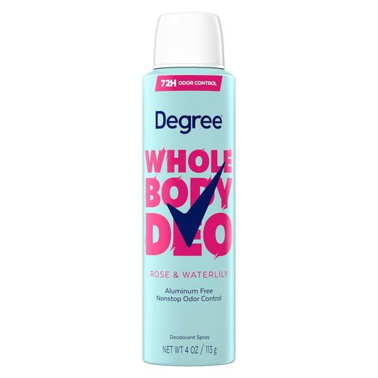 Degree_Women_Whole_Body_Deodorant_Spray,_Rose_&_Waterlily_Scent,_Aluminum_Free_72H_Odor_Protection_4_oz