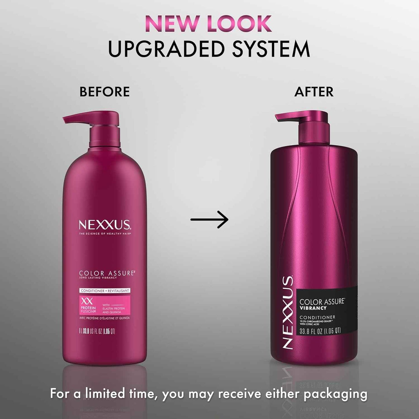 Nexxus Color Assure Conditioner for Vibrancy for Color Treated Hair Powered by Chromabond Sealer with Citric Acid
