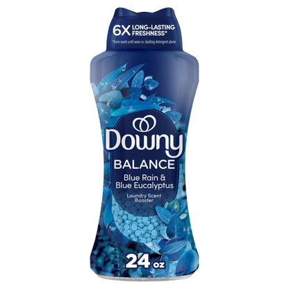 Downy Balance In-Wash Laundry Scent Booster Beads, Crisp Rain and Blue Eucalyptus scent, laundry scent beads, Long-lasting Freshness