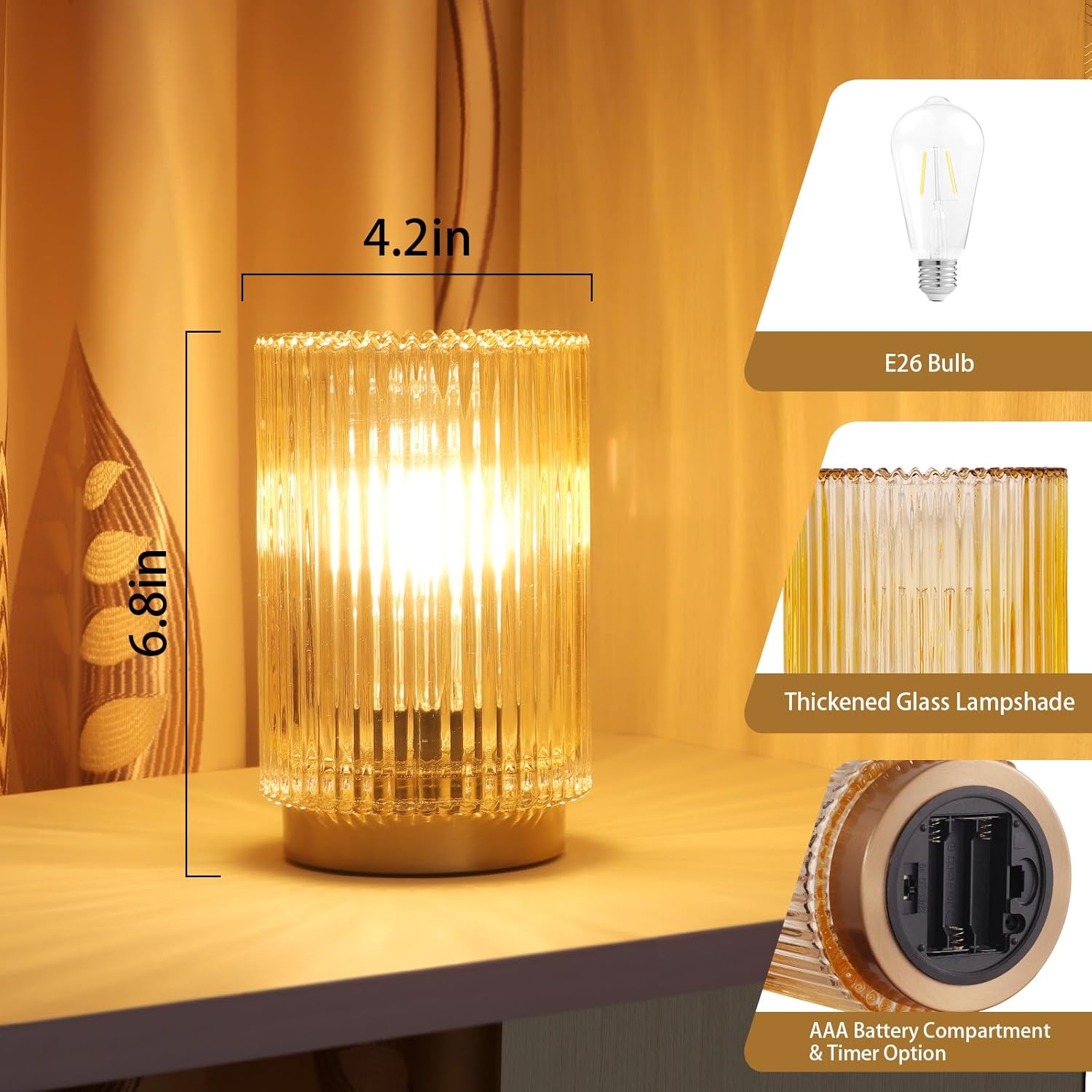 Battery_Operated_Lamp,_Cordless_Table_Lamp_with_Timer,_Desk_Bedside_Lamps_with_LED_Warm_Light,_Glass_Small_Table_Lamp_for_Bedroom,_Bathroom,_Living_Room,_Home_Decor_-_Amber