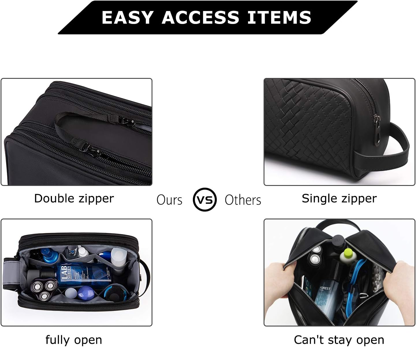 BAGSMART_Toiletry_Bag_for_Men,_Travel_Toiletry_Organizer_Dopp_Kit_Water-resistant_Shaving_Bag_for_Toiletries_Accessories,_Door_Room_Essentials,_Black-medium