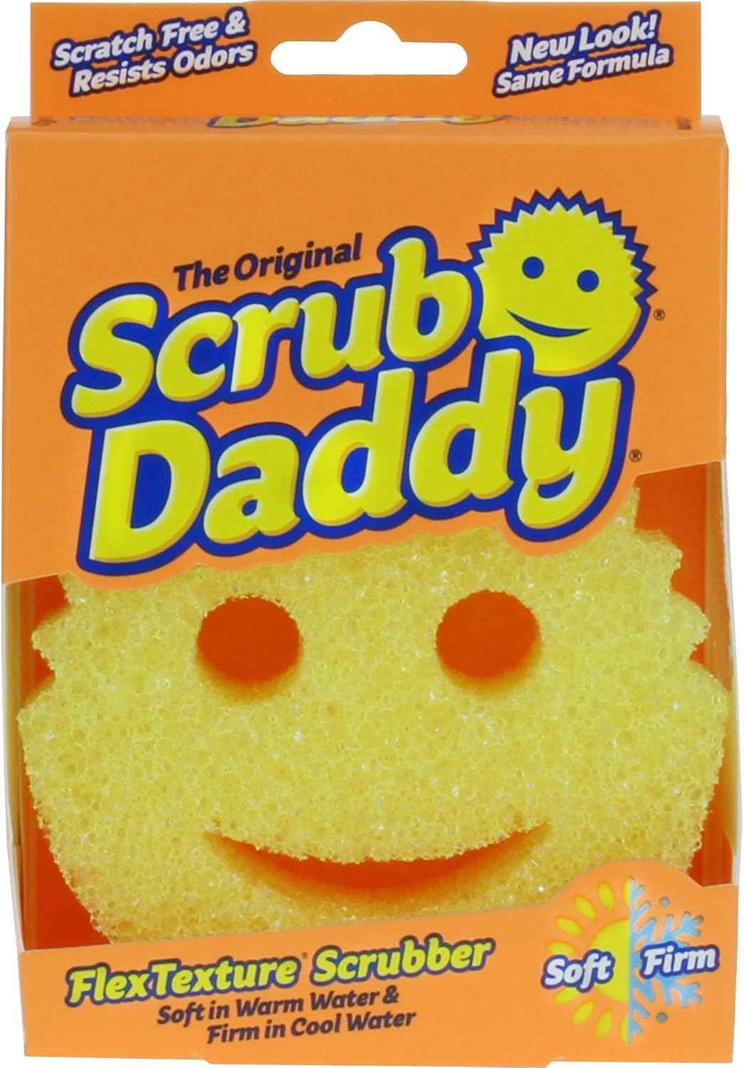 Scrub Daddy SCBSDPDQ Scrub Sponge Yellow (Single Pack)
