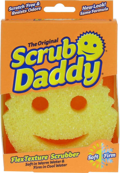 Scrub Daddy SCBSDPDQ Scrub Sponge Yellow (Single Pack)