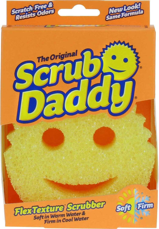Scrub Daddy SCBSDPDQ Scrub Sponge Yellow (Single Pack)