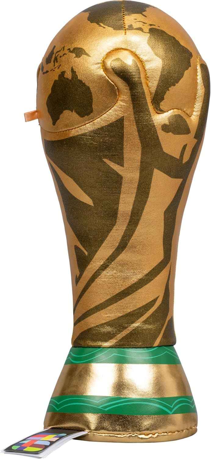 Jazwares FIFA World Cup 2026 10-Inch Plush Trophy - Official 2026 World Cup Collectible - Ages 3+