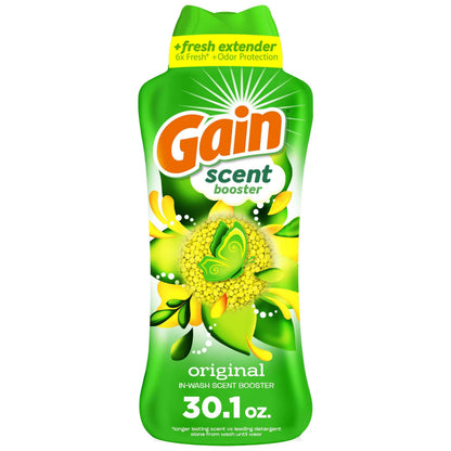 Gain In-Wash Laundry Scent Booster Beads, Original Scent, Fresh Extender + Odor Protection