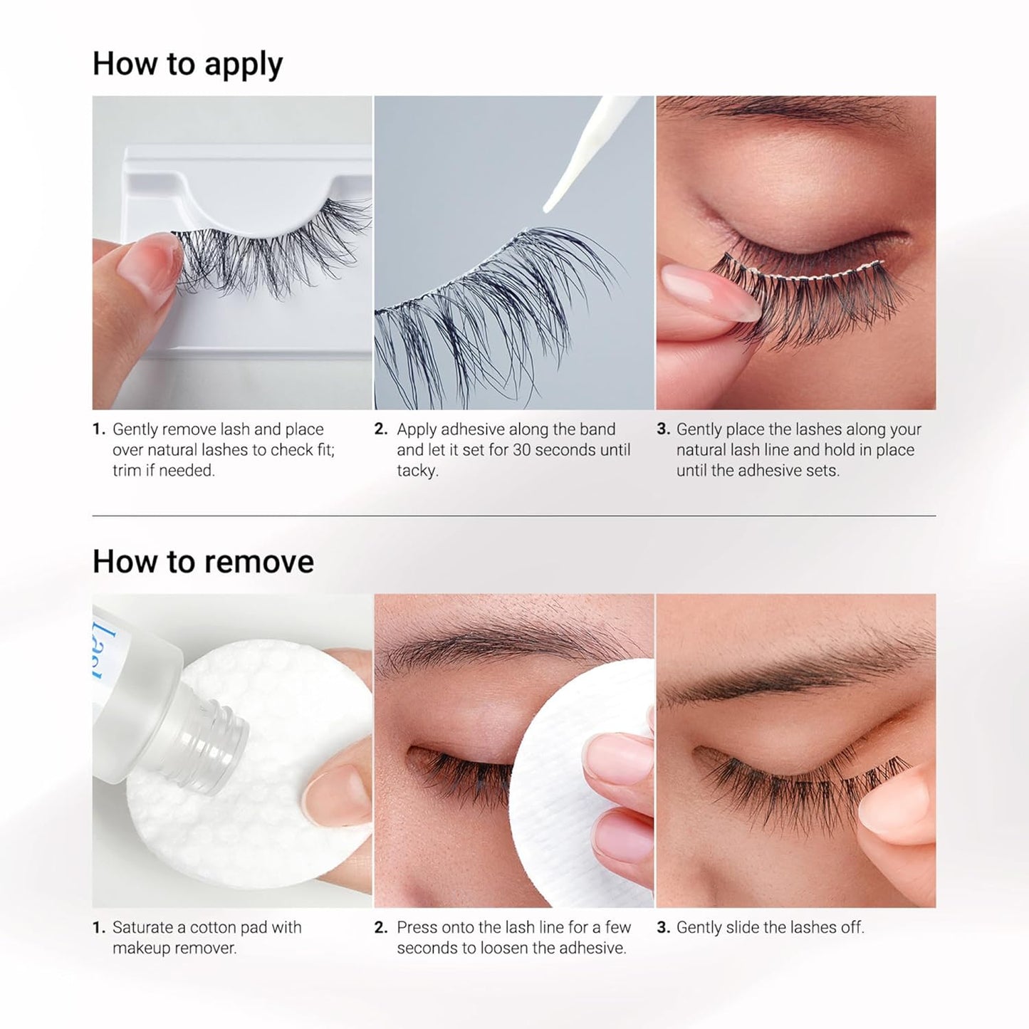 KISS_Looks_So_Natural,_False_Eyelashes,_'Shy',_12mm,_Includes_5_Pairs_Of_Lashes,_Easy_to_Apply,_Reusable_Lash_Clusters