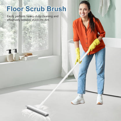 SetSail_Floor_Scrub_Brush_with_48-Inch_Long_Adjustable_Handle_2_in_1_Scrape_Brush_Stiff_Bristle_Floor_Scrubber_for_Cleaning_Shower_Bathroom_Garage_Kitchen_Wall_Deck_Tub_Tile