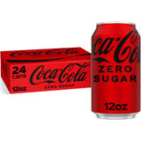 Coca-Cola Coke Zero Sugar Diet Soda, 10 Pack, 20 pack, 24 pack